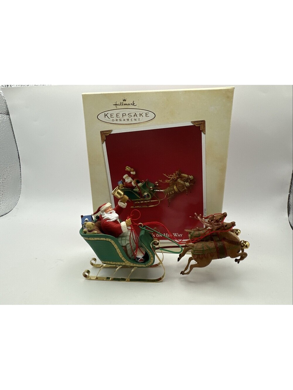 Hallmark Keepsake Ornament 2003 Santa On His Way